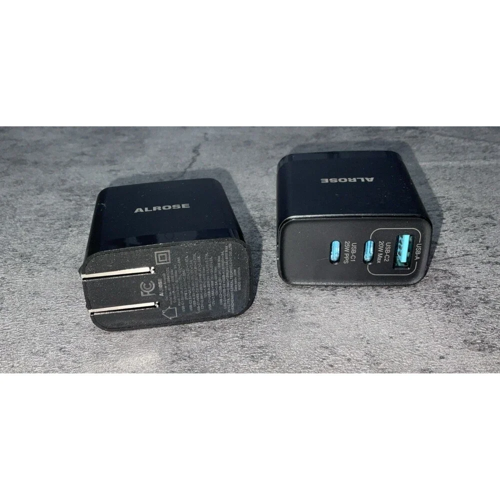 Alrose 45W 3-Port Wall Charger (2 Pack)
